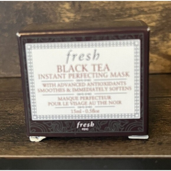 fresh Other - Fresh Black Tea Instant Perfecting Face Mask 0.5 oz/15ml NIB Travel Size